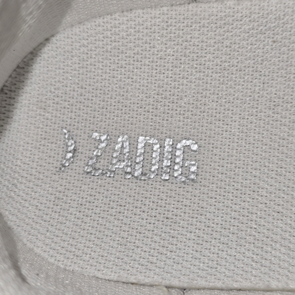 Zadig & Voltaire White Sneakers with Colorful Embroidery - Picture 9 of 10